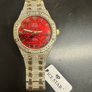 Ice Star Gold and Red Watch